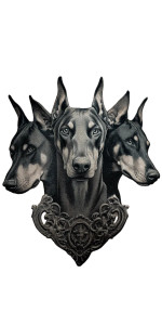 Cerberus Tattoo Design V3 Vinyl Car Decal Sticker – Waterproof & UV-Resistant 