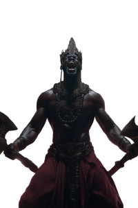 Divine Warrior Shout Vinyl Car Decal Sticker – Waterproof & UV-Resistant 