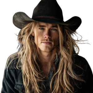 Handsome Blonde Cowboy Vinyl Car Decal Sticker – Waterproof & UV-Resistant Handsome Blonde Cowboy Vinyl Car Decal Sticker – Waterproof & UV-Resistant