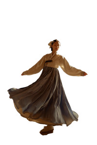 Traditional Hanbok Portrait V3 Vinyl Car Decal Sticker – Waterproof & UV-Resistant 