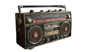 Vintage Tape Recorder Vinyl Car Decal Sticker – Waterproof & UV-Resistant 