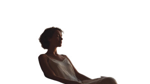 Relaxing Woman Portrait V2 Vinyl Car Decal Sticker – Waterproof & UV-Resistant 