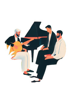 Artistic Musicians Vinyl Car Decal Sticker – Waterproof & UV-Resistant 