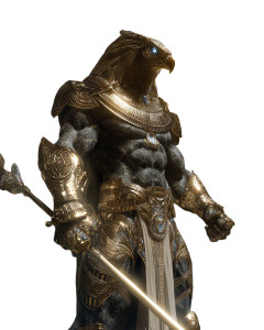 Pharaoh God Horus Vinyl Car Decal Sticker – Waterproof & UV-Resistant 