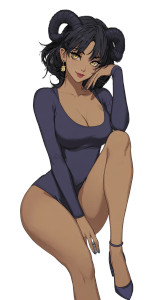 Anime Demon Girl V10 Vinyl Car Decal Sticker – Waterproof & UV-Resistant 