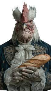 Proud French Rooster Vinyl Car Decal Sticker – Waterproof & UV-Resistant 