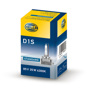 Enhance Your Xenon Headlamps with Hella D1S HID Bulb | Ultra-White Beam | 35W, 12-24V