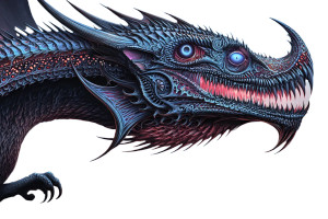 Mystical Dragon Art Vinyl Car Decal Sticker – Waterproof & UV-Resistant 