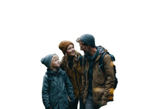 Family Forest Walk V2 Vinyl Car Decal Sticker – Waterproof & UV-Resistant 