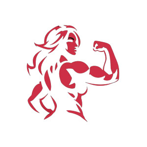 Bodybuilder Logo Vinyl Car Decal Sticker – Waterproof & UV-Resistant 