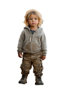 Child At Crossroads V2 Vinyl Car Decal Sticker – Waterproof & UV-Resistant 
