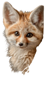 Baby Fennec Fox Vinyl Car Decal Sticker – Waterproof & UV-Resistant 