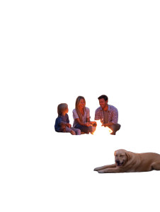 Family By Firelight Vinyl Car Decal Sticker – Waterproof & UV-Resistant Family By Firelight Vinyl Car Decal Sticker – Waterproof & UV-Resistant
