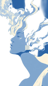 Elegant Greek Goddess V3 Vinyl Car Decal Sticker – Waterproof & UV-Resistant 