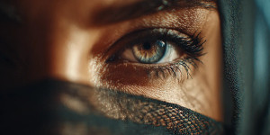 Middle Eastern Eye Vinyl Car Decal Sticker – Waterproof & UV-Resistant 