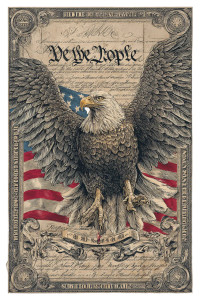 Bald Eagle Illustration Vinyl Car Decal Sticker – Waterproof & UV-Resistant Bald Eagle Illustration Vinyl Car Decal Sticker – Waterproof & UV-Resistant