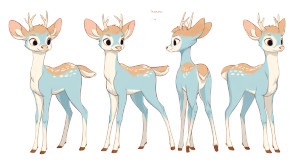 Gentle Cartoon Fawn Vinyl Car Decal Sticker – Waterproof & UV-Resistant Gentle Cartoon Fawn Vinyl Car Decal Sticker – Waterproof & UV-Resistant