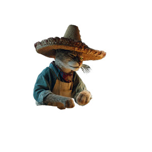 Mexican Cat Chef Vinyl Car Decal Sticker – Waterproof & UV-Resistant Mexican Cat Chef Vinyl Car Decal Sticker – Waterproof & UV-Resistant