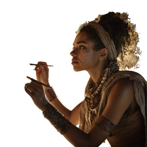 Ancient Symbol Painter Vinyl Car Decal Sticker – Waterproof & UV-Resistant 