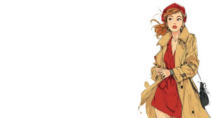 Fashionable Woman V10 Vinyl Car Decal Sticker – Waterproof & UV-Resistant 