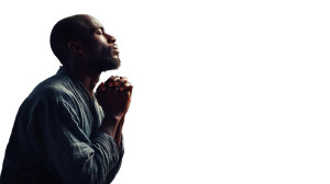 Praying Man V8 Vinyl Car Decal Sticker – Waterproof & UV-Resistant 
