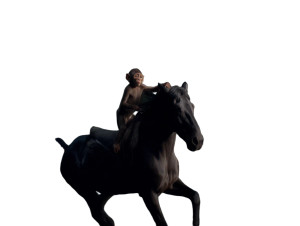 Monkey On Horse V3 Vinyl Car Decal Sticker – Waterproof & UV-Resistant 