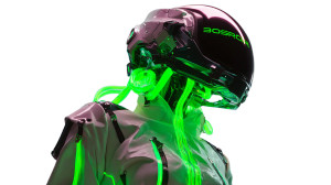 Robotic Female Figure Vinyl Car Decal Sticker – Waterproof & UV-Resistant 