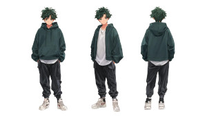 Anime Boy V4 Vinyl Car Decal Sticker – Waterproof & UV-Resistant 