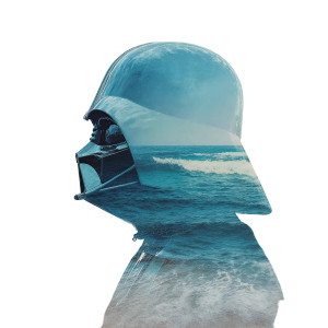 Darth Vader Portrait V20 Vinyl Car Decal Sticker – Waterproof & UV-Resistant 