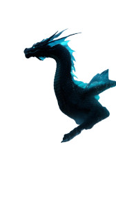 Oceanic Dragon Storm Vinyl Car Decal Sticker – Waterproof & UV-Resistant 