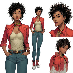 Misty Knight Casual Vinyl Car Decal Sticker – Waterproof & UV-Resistant 