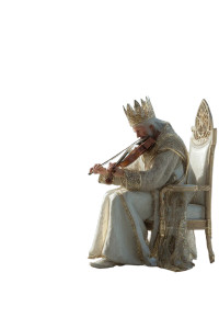 King David Violinist Vinyl Car Decal Sticker – Waterproof & UV-Resistant 