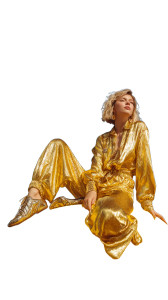 Golden Desert Muse V2 Vinyl Car Decal Sticker – Waterproof & UV-Resistant Golden Desert Muse V2 Vinyl Car Decal Sticker – Waterproof & UV-Resistant