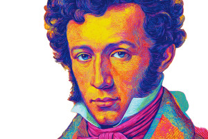 Pushkin Pop Art Vinyl Car Decal Sticker – Waterproof & UV-Resistant 