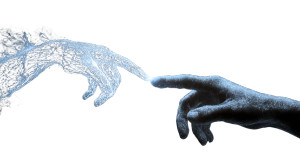 Human-Ai Allegory Vinyl Car Decal Sticker – Waterproof & UV-Resistant 