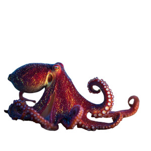 Pacific Octopus V2 Vinyl Car Decal Sticker – Waterproof & UV-Resistant 