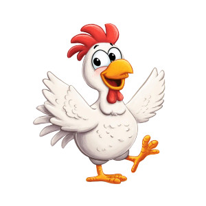 Cartoon Chicken V18 Vinyl Car Decal Sticker – Waterproof & UV-Resistant Cartoon Chicken V18 Vinyl Car Decal Sticker – Waterproof & UV-Resistant