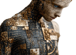 Vitruvian Mandroid Vinyl Car Decal Sticker – Waterproof & UV-Resistant 