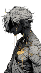 Golden-Eyed Anime Male Vinyl Car Decal Sticker – Waterproof & UV-Resistant Golden-Eyed Anime Male Vinyl Car Decal Sticker – Waterproof & UV-Resistant