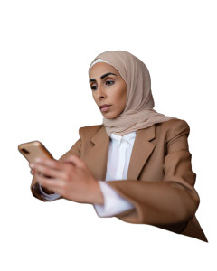 Professional Woman In Hijab Vinyl Car Decal Sticker – Waterproof & UV-Resistant Professional Woman In Hijab Vinyl Car Decal Sticker – Waterproof & UV-Resistant