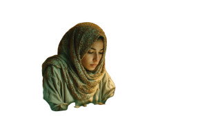 Focused Café Worker Vinyl Car Decal Sticker – Waterproof & UV-Resistant 