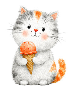 Cute Cat V43 Vinyl Car Decal Sticker – Waterproof & UV-Resistant 