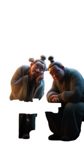 Tang Dynasty Scholars V2 Vinyl Car Decal Sticker – Waterproof & UV-Resistant 