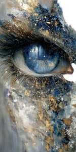 Cosmic Eyes Vinyl Car Decal Sticker – Waterproof & UV-Resistant 