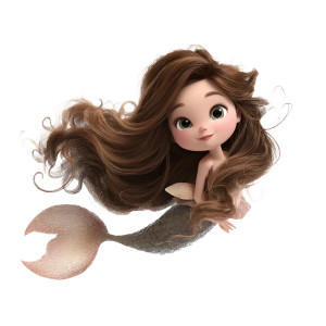 3D Mermaid Clipart Vinyl Car Decal Sticker – Waterproof & UV-Resistant 3D Mermaid Clipart Vinyl Car Decal Sticker – Waterproof & UV-Resistant