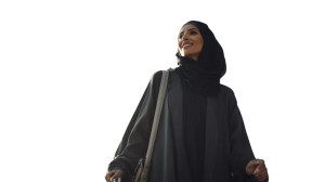 Confident Saudi Woman V3 Vinyl Car Decal Sticker – Waterproof & UV-Resistant 