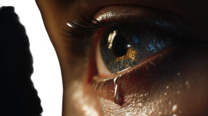 Tearful Eye V2 Vinyl Car Decal Sticker – Waterproof & UV-Resistant Tearful Eye V2 Vinyl Car Decal Sticker – Waterproof & UV-Resistant