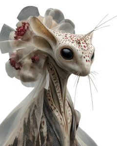 Angelic Creature Vinyl Car Decal Sticker – Waterproof & UV-Resistant 