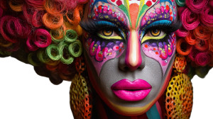 Drag Queen Vinyl Car Decal Sticker – Waterproof & UV-Resistant 