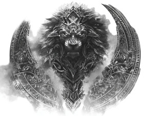 Polynesian Lion Emblem Vinyl Car Decal Sticker – Waterproof & UV-Resistant 